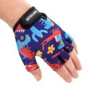 Rękawiczki rowerowe Meteor Kids Dino cars Jr 17390 roz. S uniw