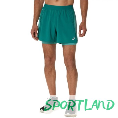 Spodenki Asics Road 2N1 5IN Short M 2011D245-301 L Spodenki Asics Road 2N1 5IN Short M 2011D245-301 L