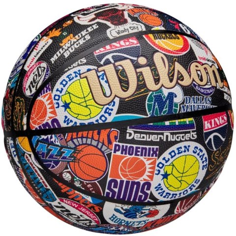Piłka do koszykówki Wilson NBA All Team Retro Ball WZ4028501XB 7 Piłka do koszykówki Wilson NBA All Team Retro Ball WZ4028501XB 7