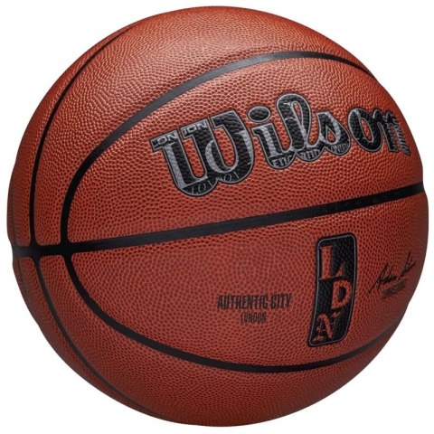 Piłka do koszykówki Wilson NBA Authentic City London Ball WZ2016003XB 7 Piłka do koszykówki Wilson NBA Authentic City London Ball WZ2016003XB 7