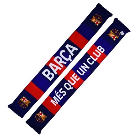 Szalik FC Barcelona Double Knitted Scarf N24 5004BUD24 wielokolorowy Szalik FC Barcelona Double Knitted Scarf N24 5004BUD24 wielokolorowy