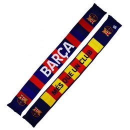 Szalik FC Barcelona Double Knitted Scarf N27 5004BUD27 wielokolorowy