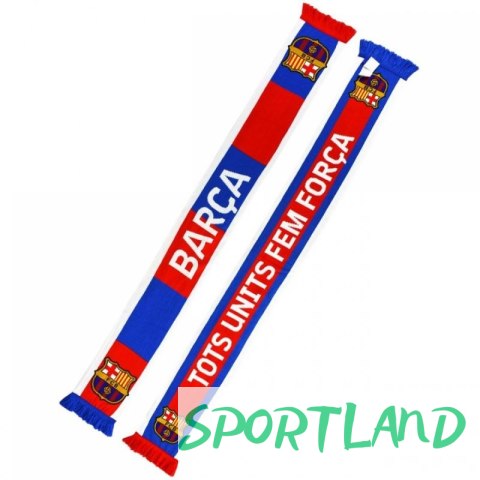 Szalik FC Barcelona Double Knitted Scarf N30 5004BUD30 wielokolorowy Szalik FC Barcelona Double Knitted Scarf N30 5004BUD30 wielokolorowy