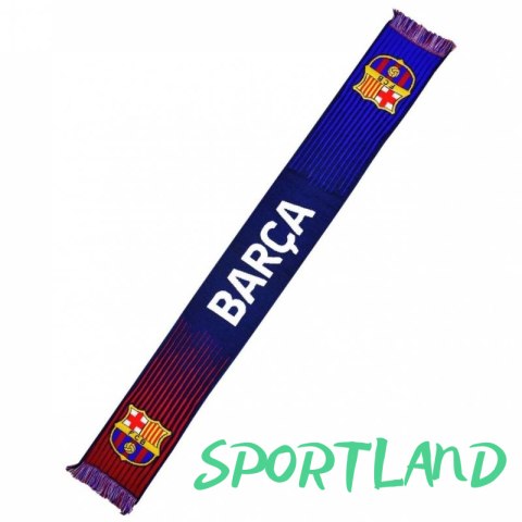 Szalik FC Barcelona Scarf Hor-Black N44 5004BUT40 wielokolorowy Szalik FC Barcelona Scarf Hor-Black N44 5004BUT40 wielokolorowy
