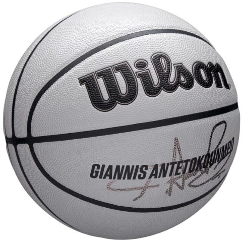 Piłka do koszykówki Wilson NBA Player Icon Uv Bskt Giannis WZ4030901XB 7 Piłka do koszykówki Wilson NBA Player Icon Uv Bskt Giannis WZ4030901XB 7