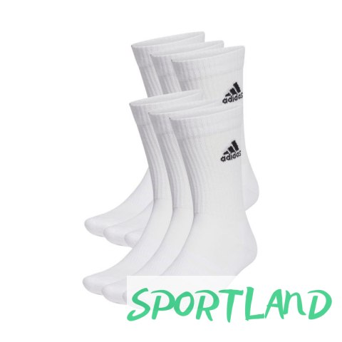 Skarpety adidas Cushioned Sportswear Crew Socks 6pak HT3453 43-45 Skarpety adidas Cushioned Sportswear Crew Socks 6pak HT3453 43-45