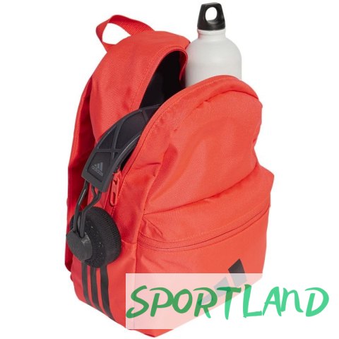 Plecak adidas Linear Kids 3Bar JD1302 czerwony Plecak adidas Linear Kids 3Bar JD1302 czerwony