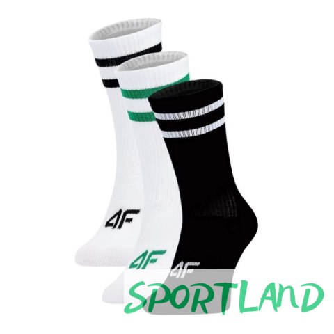 Skarpety 4F M350 3-pak Jr 4FJWSS25USOCM350 90S 35-37 Skarpety 4F M350 3-pak Jr 4FJWSS25USOCM350 90S 35-37
