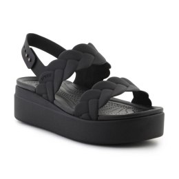 Sandały Crocs Brooklyn Woven Low Wedge W 209977-060 EU 38/39