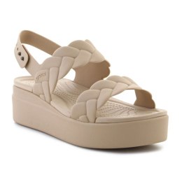 Sandały Crocs Brooklyn Woven Low Wedge W 209977-212 EU 39/40
