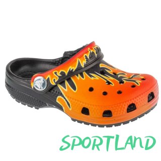 Klapki Crocs Classic Flame Clogs Kids T Jr 211214-0C4 25/26
