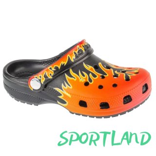Klapki Crocs Classic Flames Clog Jr 210993-0C4 28/29