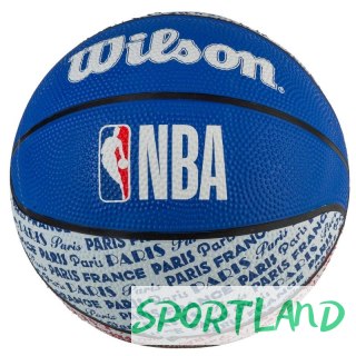 Piłka do koszykówki Wilson NBA City Paris Mini Ball WZ4033001XB 3