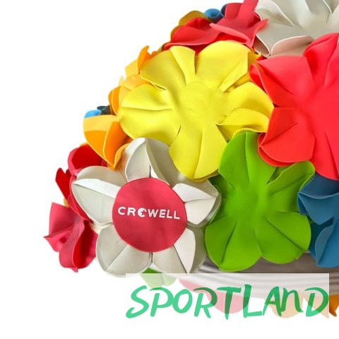 Czepek pływacki silikonowy Crowell Recycling Pearl jasnoniebieski kol.6 N/A