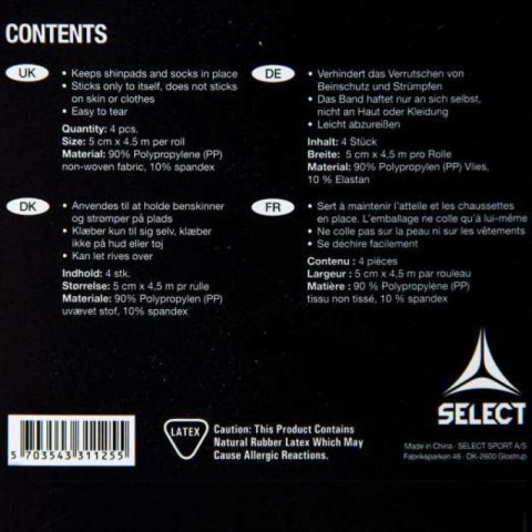 Taśma do getr Select 4/pack 5 cm x 4,5 m T26-17710 Niebieski Taśma do getr Select 4/pack 5 cm x 4,5 m T26-17710 Niebieski