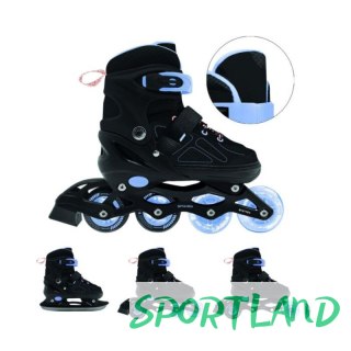 Łyżworolki Spokey Quattro 4IN1 SPK-943431 roz. 38-41 BK/VT 38-41