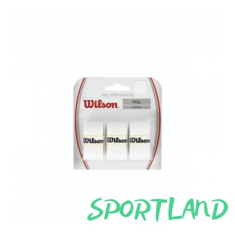 Owijki Wilson Pro Perforated 3 szt białe N/A Owijki Wilson Pro Perforated 3 szt białe N/A