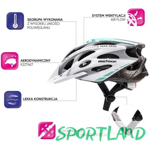 Kask rowerowy Meteor MV29 Drizzle 16921 uniw Kask rowerowy Meteor MV29 Drizzle 16921 uniw