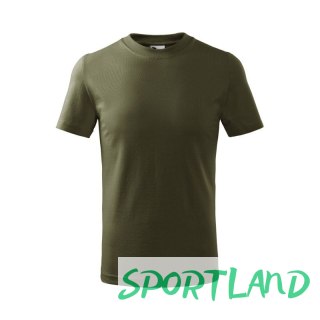 Koszulka Malfini Basic Jr MLI-13869 military 158 cm/12 lat