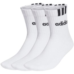 Skarpety adidas 3-Stripes Linear Half-Crew Cushioned 3p HT3437 34-36