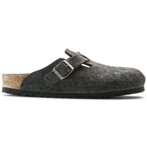 Klapki Birkenstock Boston FE Anthrazit 160371 39.0 Klapki Birkenstock Boston FE Anthrazit 160371 39.0