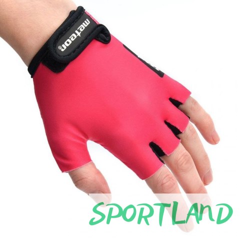 Rękawiczki rowerowe Meteor Pink Jr 26196-26197-26198 XS Rękawiczki rowerowe Meteor Pink Jr 26196-26197-26198 XS