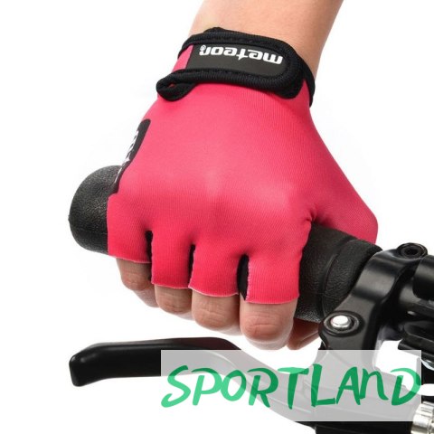 Rękawiczki rowerowe Meteor Pink Jr 26196-26197-26198 XS Rękawiczki rowerowe Meteor Pink Jr 26196-26197-26198 XS