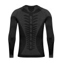 Bielizna termoaktywna Alpinus Tactical Base Layer Set czarno-szara M GT43276 S