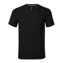 Koszulka Malfini Action V-neck M MLI-70001 czarny XL