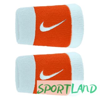 Frotki na nadgarstek Nike Swoosh Doublewide Wristbands 92800648540 N/A