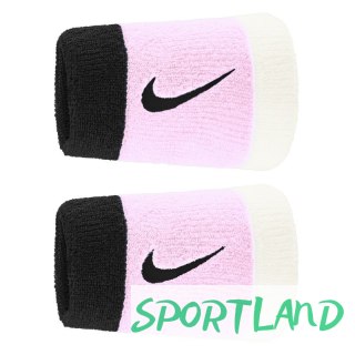 Frotki na nadgarstek Nike Swoosh Doublewide Wristbands 92800648541 N/A