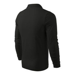 Koszulka polo Malfini Single J. LS M MLI-21101 czarny 2XL