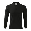 Koszulka polo Malfini Single J. LS M MLI-21101 czarny 2XL