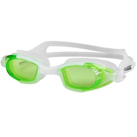 Okulary pływackie Aqua-Speed Marea biało-zielone junior Okulary pływackie Aqua-Speed Marea biało-zielone junior