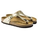 Japonki damskie Birkenstock Gizeh Birko-Flor Gold złote narrow wąskie (1016109) 39.0