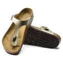 Japonki damskie Birkenstock Gizeh Birko-Flor Gold złote narrow wąskie (1016109) 39.0
