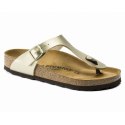 Japonki damskie Birkenstock Gizeh Birko-Flor Gold złote narrow wąskie (1016109) 39.0