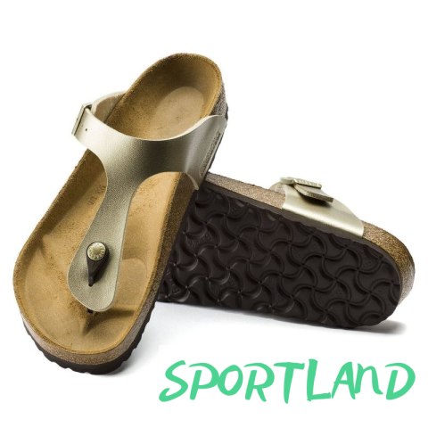 Japonki damskie Birkenstock Gizeh Birko-Flor Gold złote narrow wąskie (1016109) 40.0 Japonki damskie Birkenstock Gizeh Birko-Flor Gold złote narrow wąskie (1016109) 40.0