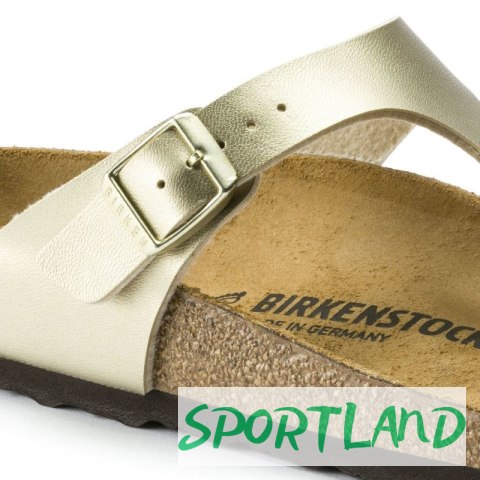 Japonki damskie Birkenstock Gizeh Birko-Flor Gold złote narrow wąskie (1016109) 40.0 Japonki damskie Birkenstock Gizeh Birko-Flor Gold złote narrow wąskie (1016109) 40.0