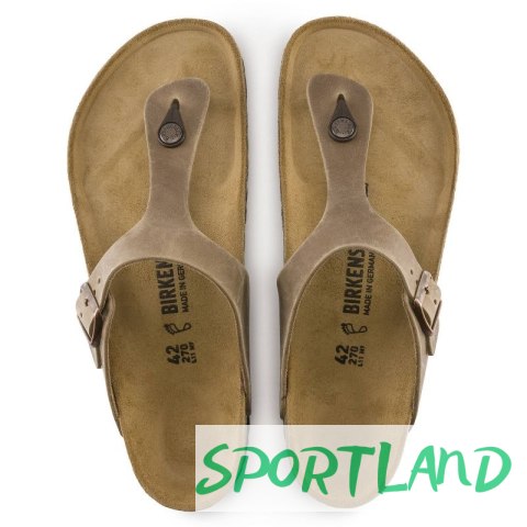 Japonki damskie Birkenstock Gizeh Oiled Leather Tabacco Brown Regular szerokie (0943811) 40.0 Japonki damskie Birkenstock Gizeh Oiled Leather Tabacco Brown Regular szerokie (0943811) 40.0