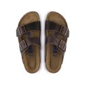 Klapki damskie Birkenstock Arizona Soft Footbed Oiled Leather Habana narrow wąskie (0452763) 40.0