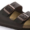 Klapki damskie/męskie brązowe Birkenstock Arizona Nubuk Habana narrow wąskie (52533) 41.0