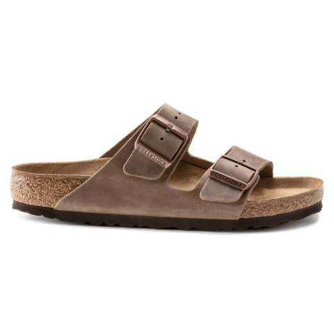 Klapki męskie brązowe Birkenstock Arizona Tabacco Brown narrow wąskie (0352203) 38.0 Klapki męskie brązowe Birkenstock Arizona Tabacco Brown narrow wąskie (0352203) 38.0