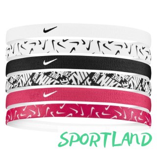 Opaski na włosy Nike Printed Headbands 6pak 92800618620 N/A