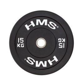 Talerz olimpijski HMS BLACK BUMPER 15 kg BBR15 N/A