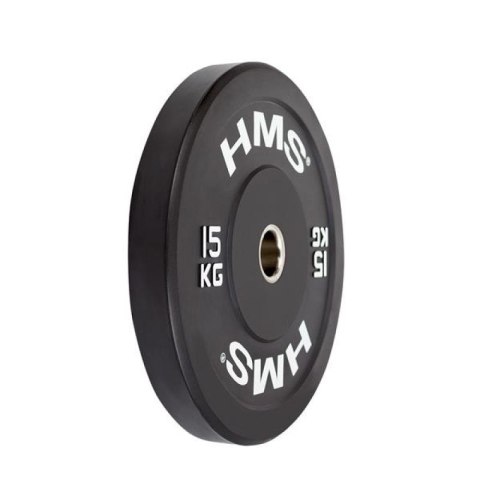 Talerz olimpijski HMS BLACK BUMPER 15 kg BBR15 N/A Talerz olimpijski HMS BLACK BUMPER 15 kg BBR15 N/A