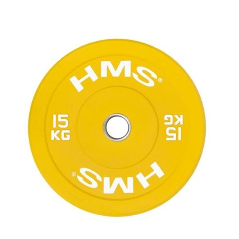 Talerz olimpijski HMS YELLOW BUMPER 15 kg CBR15 N/A Talerz olimpijski HMS YELLOW BUMPER 15 kg CBR15 N/A