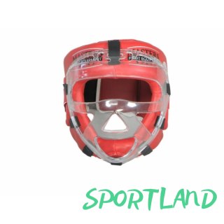 Kask bokserski Masters z maską KSSPU-M (WAKO APPROVED) 02119891-M02 czerwony+M