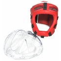Kask bokserski Masters z maską KSSPU-M (WAKO APPROVED) 02119891-M02 czerwony+M