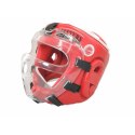 Kask bokserski Masters z maską KSSPU-M (WAKO APPROVED) 02119891-M02 czerwony+M